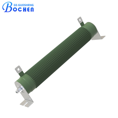 High Power Ribbed Ceramic Wire Wound Resistor Wirewound Braking 1000W 1R0 To 100R