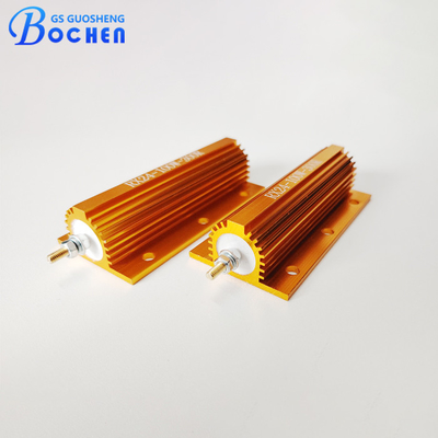 RX24 100W High Insulation Dynamic Gold Aluminium Braking Resistor Aluminum Housed Braking Resistor for Load Equipment