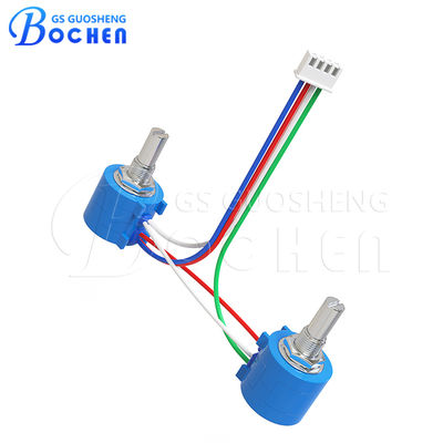 Waterproof 10k Multi Turn Pot Wirewound 3590 Precision Potentiometer For Mining Equipments
